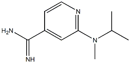 2-[isopropyl(methyl)amino]pyridine-4-carboximidamide Struktur