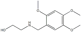 2-{[(2,4,5-trimethoxyphenyl)methyl]amino}ethan-1-ol Struktur