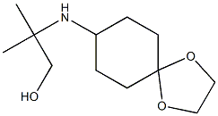 2-{1,4-dioxaspiro[4.5]decan-8-ylamino}-2-methylpropan-1-ol Struktur