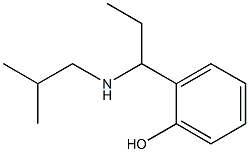 2-{1-[(2-methylpropyl)amino]propyl}phenol Struktur