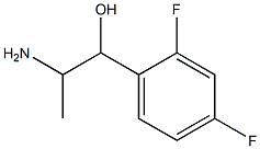 2-amino-1-(2,4-difluorophenyl)propan-1-ol Struktur