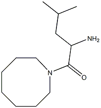 2-amino-1-(azocan-1-yl)-4-methylpentan-1-one Struktur