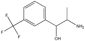 2-amino-1-[3-(trifluoromethyl)phenyl]propan-1-ol Struktur