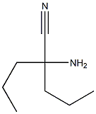 2-amino-2-propylpentanenitrile Struktur