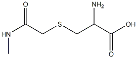 2-amino-3-{[2-(methylamino)-2-oxoethyl]thio}propanoic acid Struktur