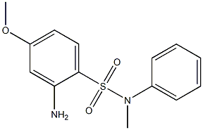 2-amino-4-methoxy-N-methyl-N-phenylbenzene-1-sulfonamide Struktur