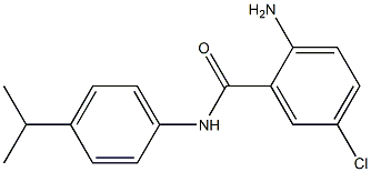 2-amino-5-chloro-N-[4-(propan-2-yl)phenyl]benzamide Struktur