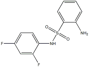 2-amino-N-(2,4-difluorophenyl)benzenesulfonamide Struktur