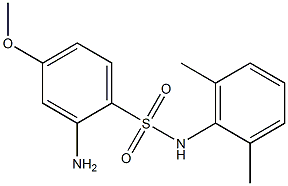 2-amino-N-(2,6-dimethylphenyl)-4-methoxybenzene-1-sulfonamide Struktur