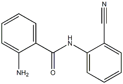 2-amino-N-(2-cyanophenyl)benzamide Struktur