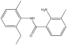 2-amino-N-(2-ethyl-6-methylphenyl)-3-methylbenzamide Struktur