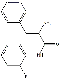 2-amino-N-(2-fluorophenyl)-3-phenylpropanamide Struktur