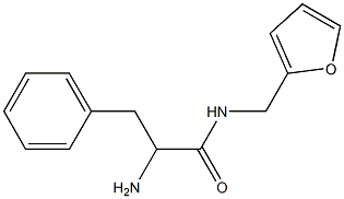 2-amino-N-(2-furylmethyl)-3-phenylpropanamide Struktur