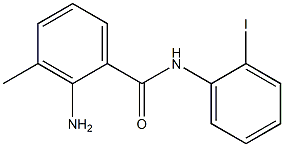 2-amino-N-(2-iodophenyl)-3-methylbenzamide Struktur