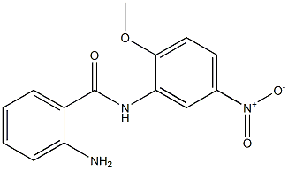 2-amino-N-(2-methoxy-5-nitrophenyl)benzamide Struktur