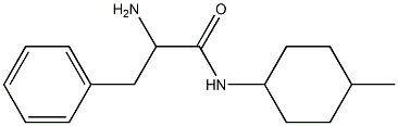 2-amino-N-(4-methylcyclohexyl)-3-phenylpropanamide Struktur