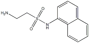 2-amino-N-(naphthalen-1-yl)ethane-1-sulfonamide Struktur