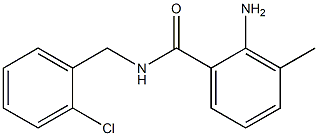 2-amino-N-[(2-chlorophenyl)methyl]-3-methylbenzamide Struktur