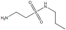 2-amino-N-propylethanesulfonamide Struktur