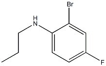 2-bromo-4-fluoro-N-propylaniline Struktur