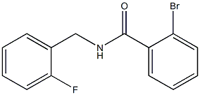 2-bromo-N-(2-fluorobenzyl)benzamide Struktur