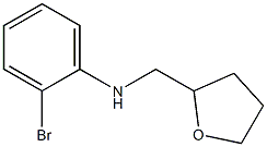 2-bromo-N-(oxolan-2-ylmethyl)aniline Struktur