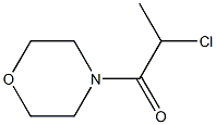 2-chloro-1-(morpholin-4-yl)propan-1-one Struktur