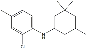 2-chloro-4-methyl-N-(3,3,5-trimethylcyclohexyl)aniline Struktur