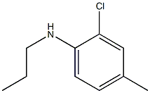 2-chloro-4-methyl-N-propylaniline Struktur