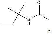 2-chloro-N-(2-methylbutan-2-yl)acetamide Struktur