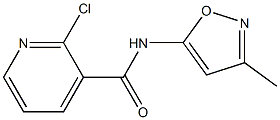 2-chloro-N-(3-methyl-1,2-oxazol-5-yl)pyridine-3-carboxamide Struktur