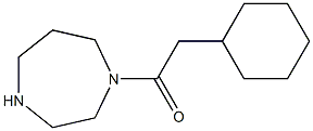 2-cyclohexyl-1-(1,4-diazepan-1-yl)ethan-1-one Struktur