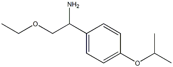 2-ethoxy-1-(4-isopropoxyphenyl)ethanamine Struktur