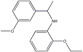 2-ethoxy-N-[1-(3-methoxyphenyl)ethyl]aniline Struktur