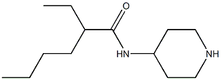 2-ethyl-N-(piperidin-4-yl)hexanamide Struktur