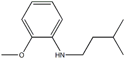 2-methoxy-N-(3-methylbutyl)aniline Struktur