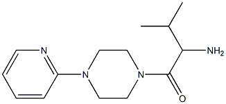 2-methyl-1-[(4-pyridin-2-ylpiperazin-1-yl)carbonyl]propylamine Struktur