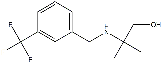 2-methyl-2-({[3-(trifluoromethyl)phenyl]methyl}amino)propan-1-ol Struktur