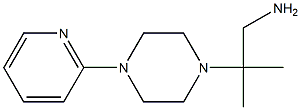 2-methyl-2-(4-pyridin-2-ylpiperazin-1-yl)propan-1-amine Struktur