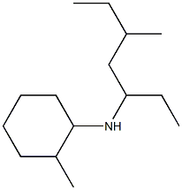 2-methyl-N-(5-methylheptan-3-yl)cyclohexan-1-amine Struktur