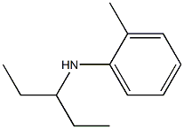 2-methyl-N-(pentan-3-yl)aniline Struktur