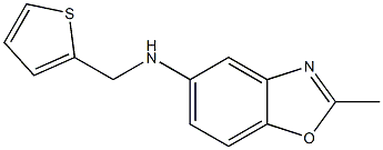 2-methyl-N-(thiophen-2-ylmethyl)-1,3-benzoxazol-5-amine Struktur