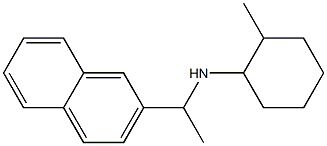 2-methyl-N-[1-(naphthalen-2-yl)ethyl]cyclohexan-1-amine Struktur