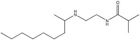 2-methyl-N-[2-(nonan-2-ylamino)ethyl]propanamide Struktur