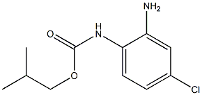 2-methylpropyl N-(2-amino-4-chlorophenyl)carbamate Struktur