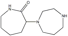 3-(1,4-diazepan-1-yl)azepan-2-one Struktur