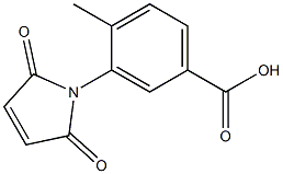 3-(2,5-dioxo-2,5-dihydro-1H-pyrrol-1-yl)-4-methylbenzoic acid Struktur