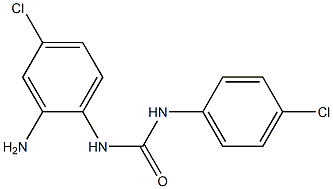 3-(2-amino-4-chlorophenyl)-1-(4-chlorophenyl)urea Struktur