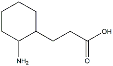 3-(2-aminocyclohexyl)propanoic acid Struktur