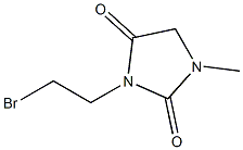 3-(2-bromoethyl)-1-methylimidazolidine-2,4-dione Struktur